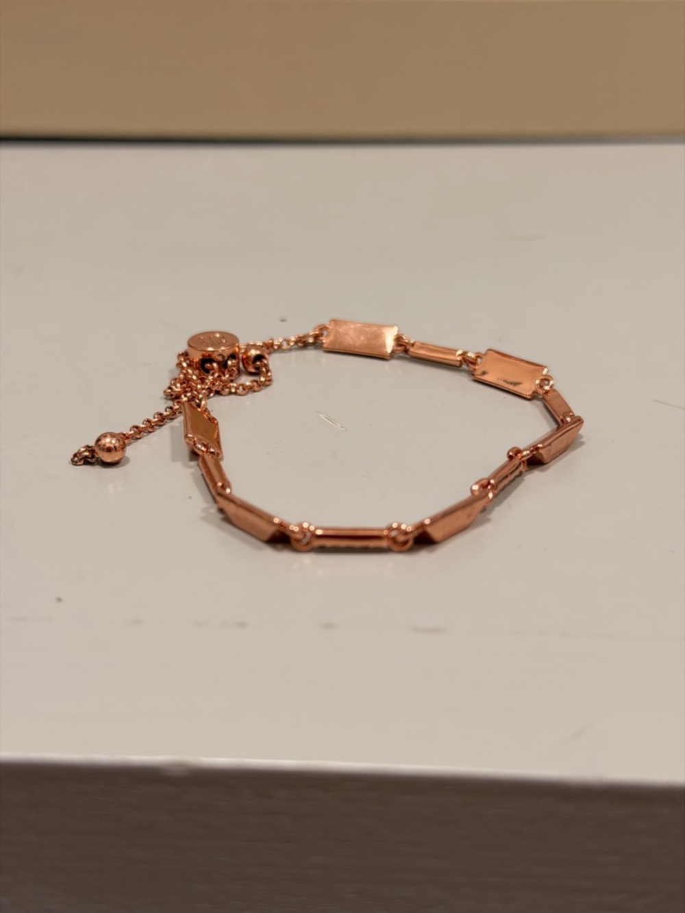 Bomb Party NWOT! Rose Gold Crystal Stackable Bracelet Set - Picture 9 of 13